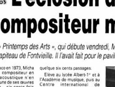 Nice-Matin, 23 avril 2003